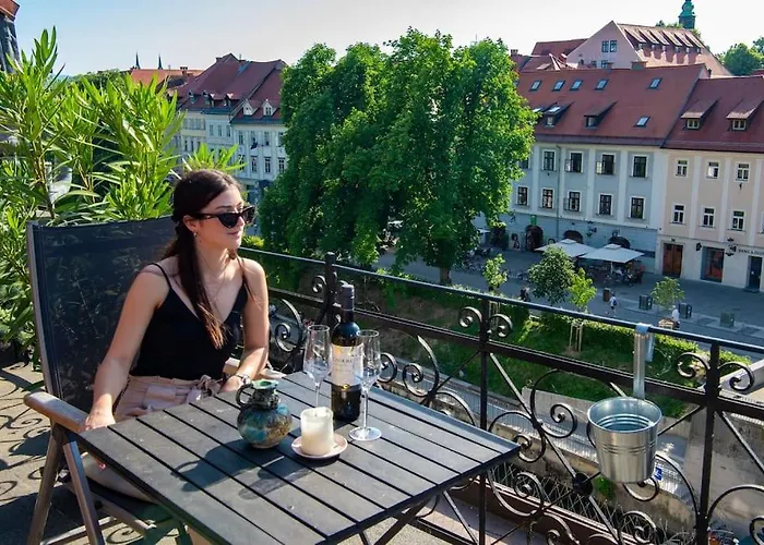 Daire Lovely Lili On A Terrace Ljubljana